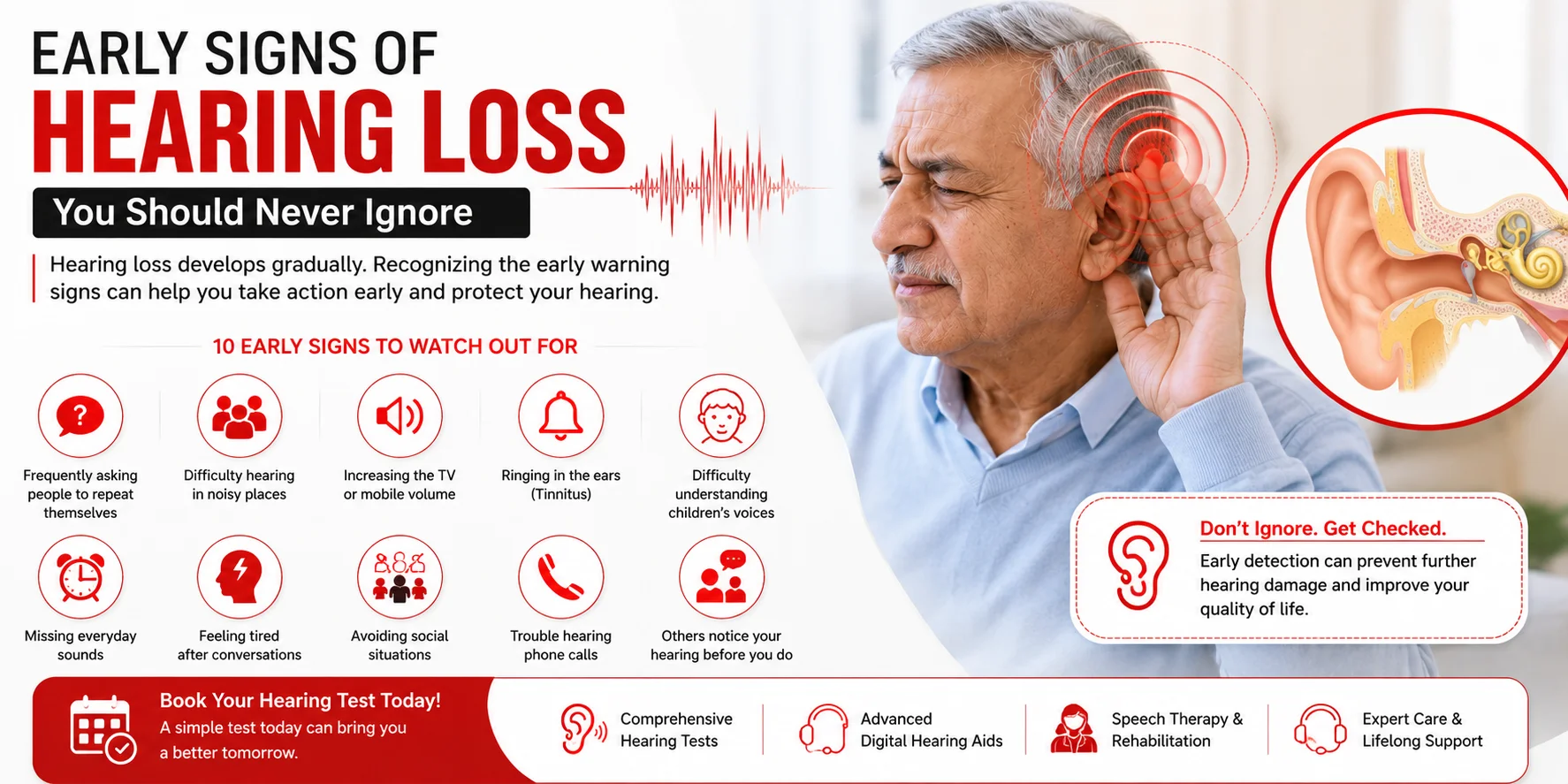 Early Signs of Hearing Loss You Should Never Ignore